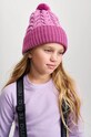 Dětská vlněná čepice Reima Routii vlna růžová 5300088B.G.9BYH