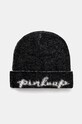 Дитяча шапка Pinko Up аплікація чорний F4PIJGHT070