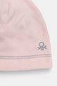 United Colors of Benetton czapka dziecięca 6U87GA01A.G.P.Seasonal różowy AW24