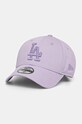 New Era șapcă LOS ANGELES DODGERS bumbac violet 60565590