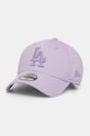 New Era șapcă LOS ANGELES DODGERS bumbac violet 60565590