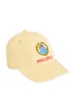 κίτρινο Παιδικό βαμβακερό καπέλο μπέιζμπολ Mini Rodini Parrot Παιδικά
