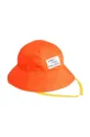 Detský bavlnený klobúk Mini Rodini Mallorca oranžová