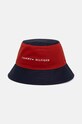 Dětský bavlněný klobouk Tommy Hilfiger bavlna námořnická modř AU0AU01625