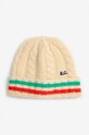 Дитяча шапка Bobo Choses 224AH031 бежевий AW24