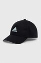 adidas Performance czapka z daszkiem dziecięca LK CAP aplikacja czarny IY7795