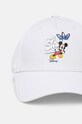 Pamučna kapa sa šiltom adidas Originals BASEBALL CAP IY6693 bijela AW24