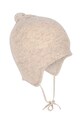 Dětská vlněná čepice Konges Sløjd MINO KNIT HELMET KS101615 béžová AW24