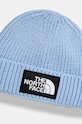The North Face czapka dziecięca BABBOX LOGO BEANIE NF0A7WFM1I51 niebieski AW24