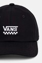 Dětská bavlněná kšiltovka Vans Court Side Curved Bill Jockey VN000J4UBLK1 černá AW24