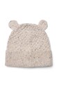 Liewood șapcă de lână pentru copii Miller Beanie With Ears LW15090 bej AW24