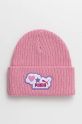 Детска шапка Puma Comic Beanie тънък розов 256430