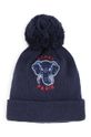 Detská čiapka s prímesou kašmíru Kenzo Kids s prímesou vlny tmavomodrá K60608.50.52