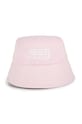 Kenzo Kids kapelusz bawełniany dziecięcy aplikacja różowy K60609.50