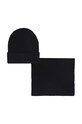 Kenzo Kids czapka i komin dziecięcy K60615.54.56 czarny AW24