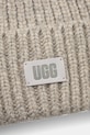 Мальчик Шапка с примесью шерсти UGG CHUNKY RIB BEANIE 21687. серый
