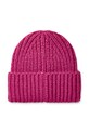 UGG czapka z domieszką wełny CHUNKY RIB BEANIE 21687. różowy AW25