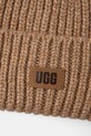 Chlapec Čiapka s prímesou vlny UGG CHUNKY RIB BEANIE 21687. hnedá