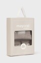Chłopiec Mayoral Newborn komplet niemowlęcy - czapka i skarpetki 2-pack 9770.1G.Newborn.9BYH beżowy