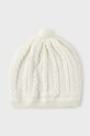 Mayoral Newborn czapka bawełniana dziecięca bawełna beżowy 9774.1A.Newborn.9BYH