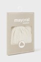 Mayoral Newborn czapka bawełniana dziecięca 9774.1A.Newborn.9BYH beżowy AW24