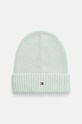Tommy Hilfiger czapka bawełniana dziecięca bawełna turkusowy AU0AU01526.9BYH