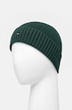 Tommy Hilfiger caciula de bumbac pentru copii AU0AU01526.9BYH verde AW24