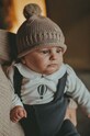 Donsje caciula de bumbac pentru copii Mackle Hat uni maro 3011400.