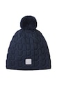 Детская хлопковая шапочка Reima Nyksund шерсть тёмно-синий 5300066B.9BYH