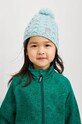 Детская хлопковая шапочка Reima Nyksund шерсть зелёный 5300066B.9BYH
