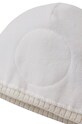 Dětská vlněná čepice Reima Kirjoen bílá 5300286A.9BYH