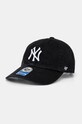 Детская хлопковая кепка 47 brand MLB New York Yankees аппликация чёрный B.NLRGW17GWS.BKC.KIDS