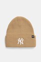 47 brand czapka dziecięca MLB New York Yankees Haymaker aplikacja beżowy B.HYMKR17ACE.KHK.KIDS