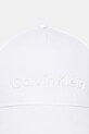 Bavlněná baseballová čepice Calvin Klein K50K511987 bílá SS25