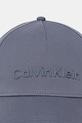 Хлопковая кепка Calvin Klein K50K511987 голубой SS25