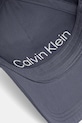 Хлопковая кепка Calvin Klein голубой K50K511987