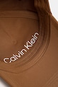 Хлопковая кепка Calvin Klein коричневый K50K511987
