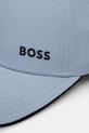 BOSS Green czapka z daszkiem bawełniana 50519219 niebieski AW25