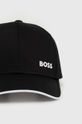 Βαμβακερό καπέλο του μπέιζμπολ Boss Green 50519219 μαύρο SS25