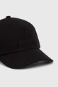 Bavlněná baseballová čepice Boss Orange 50518788 černá AW24
