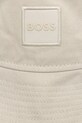 Памучна капела BOSS Orange 50530215 бежов AW25
