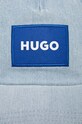 Bavlněná baseballová čepice Hugo Blue 50521998 modrá AW24