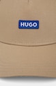 Bavlněná baseballová čepice Hugo Blue 50522014 béžová AW24