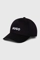 HUGO șapcă de baseball din bumbac bumbac negru 50518901