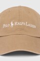 Polo Ralph Lauren czapka z daszkiem 710950138 beżowy AW24