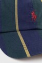 Polo Ralph Lauren șapcă de baseball din bumbac 710942368 bleumarin AW24
