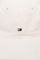 Akcesoria Tommy Hilfiger czapka z daszkiem bawełniana AM0AM12531 biały