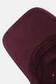 Bavlnená šiltovka Tommy Hilfiger burgundské AM0AM12531