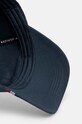 Tommy Hilfiger czapka z daszkiem bawełniana niebieski AM0AM12532