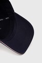 Tommy Hilfiger czapka z daszkiem bawełniana granatowy AM0AM12534